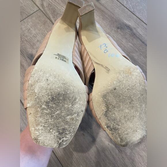 Dolce Vita Nude/ Neutral Heel Sandals‎ Size 7.5 - Picture 4 of 9